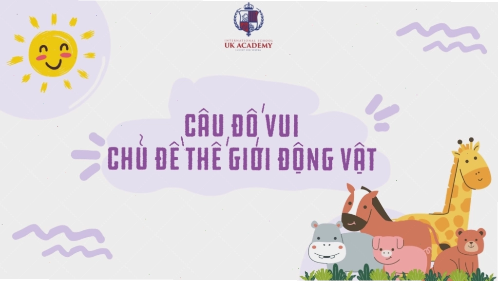 Bé học về thế giới động vật qua câu đố