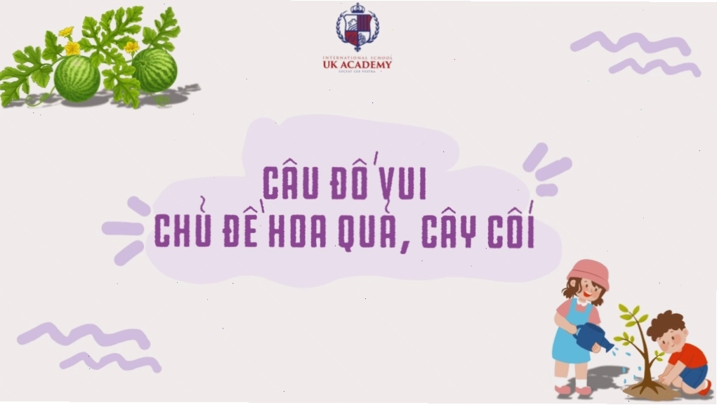 Bé khám phá thiên nhiên qua câu đố vui