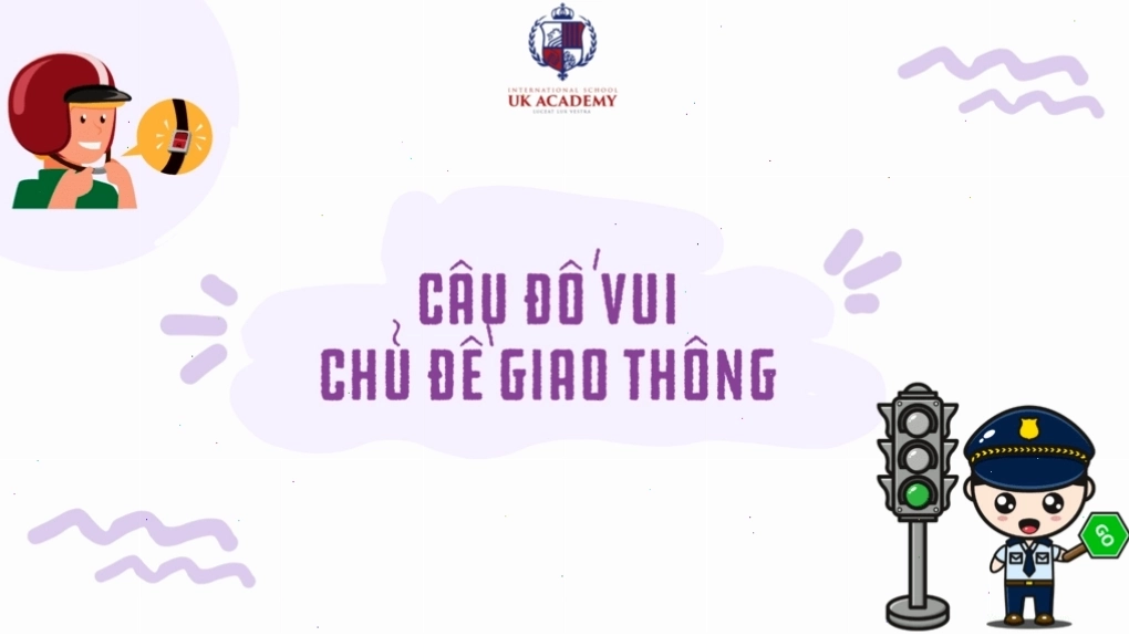 Các bé được học an toàn giao thông và khám phá phương tiện di chuyển qua những câu đố bổ ích tại UKA