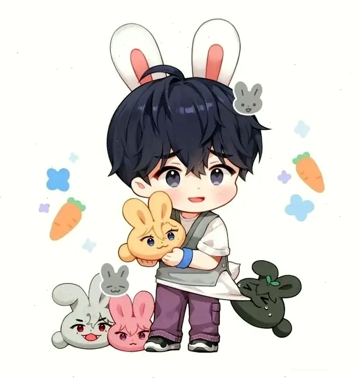 Các nhân vật Chibi nam với nhiều phong cách khác nhau