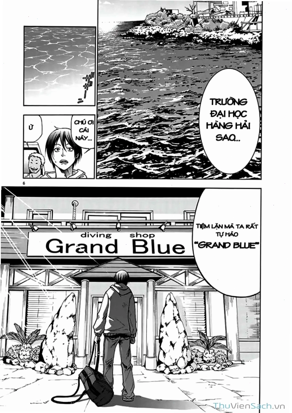 Cảnh lặn biển trong Grand Blue