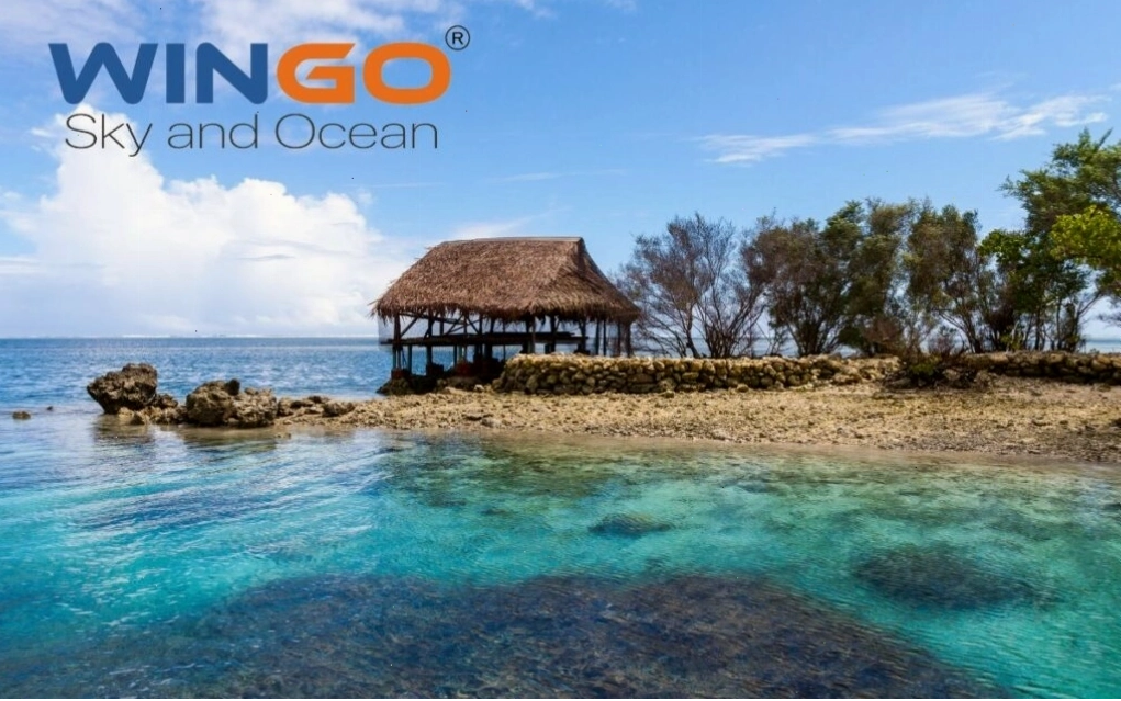 Cảnh quan biển tại Micronesia