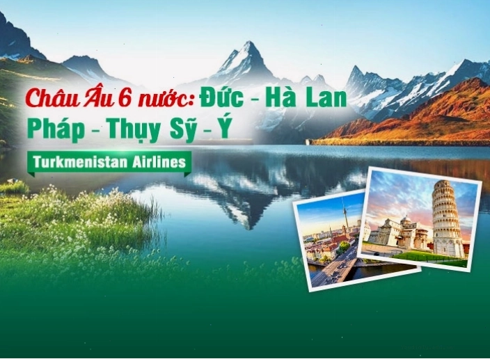 Cảnh quan Châu Âu tươi đẹp, thích hợp cho tour 3 nước