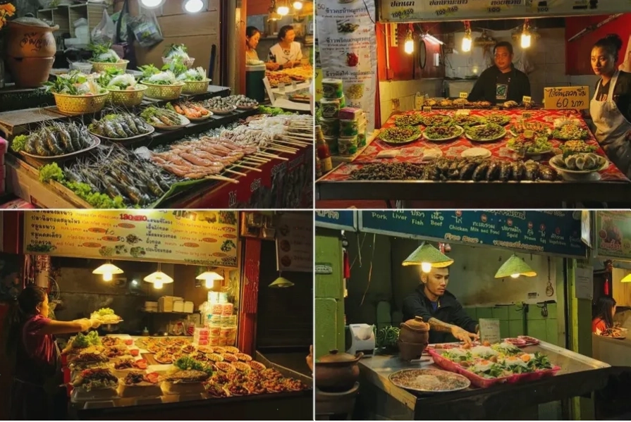 Cảnh quan đồi núi hùng vĩ nhìn từ Tam Giác Vàng