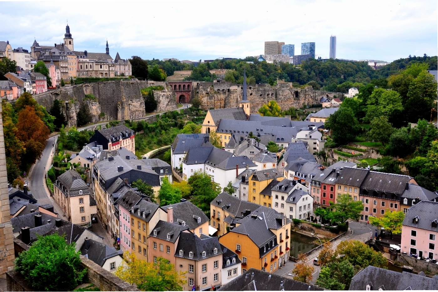 Cảnh quan Luxembourg thơ mộng