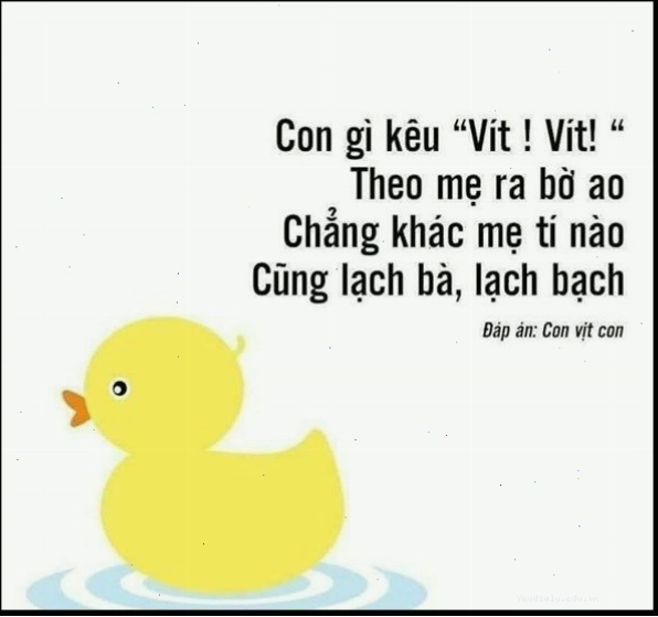Câu đố về đồ vật cho trẻ mầm non