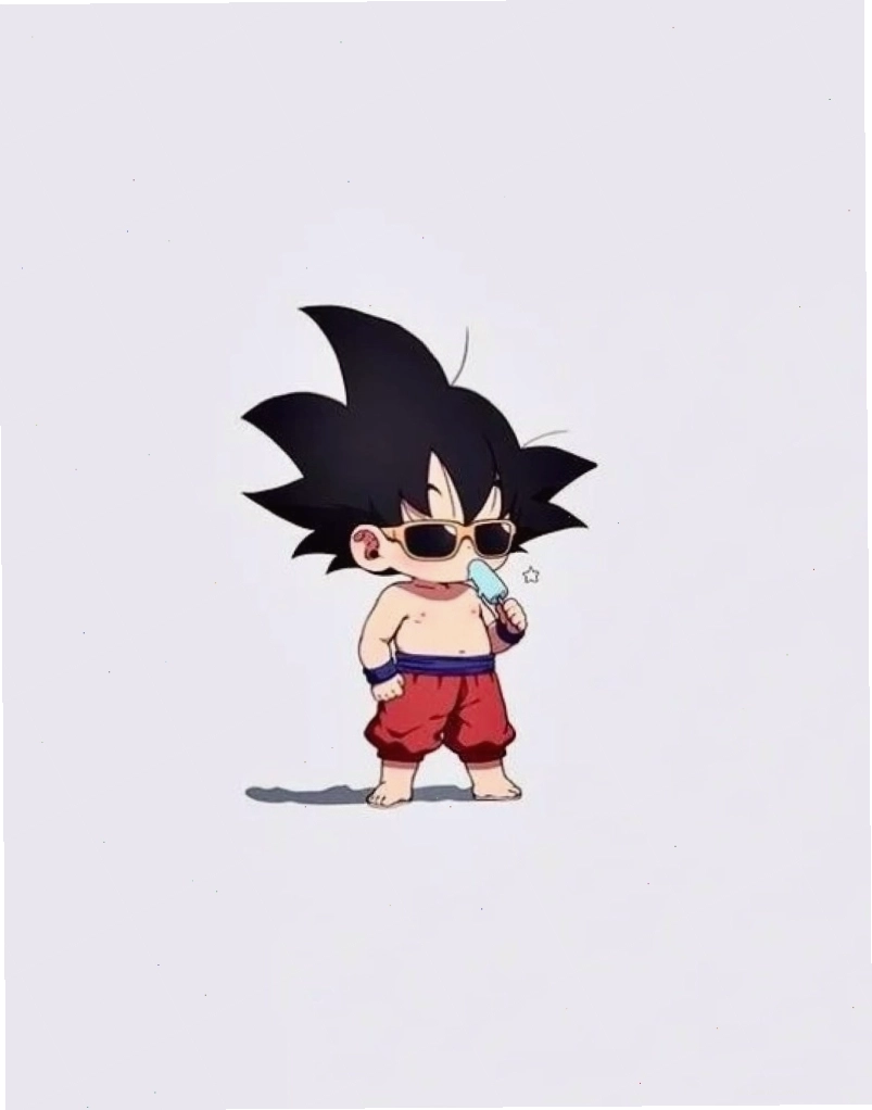 Chibi anime boy nhìn thẳng vào người xem