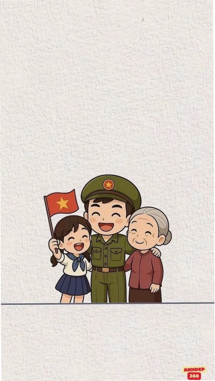 Chibi bộ đội Việt Nam cute