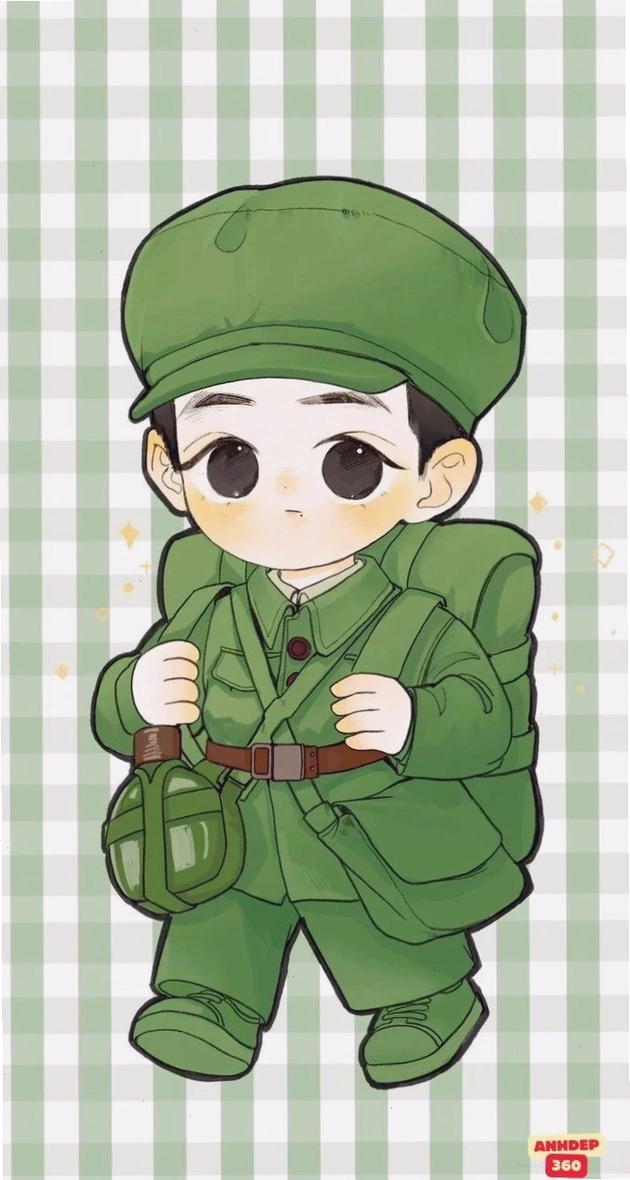 Chibi bộ đội Việt Nam đáng yêu