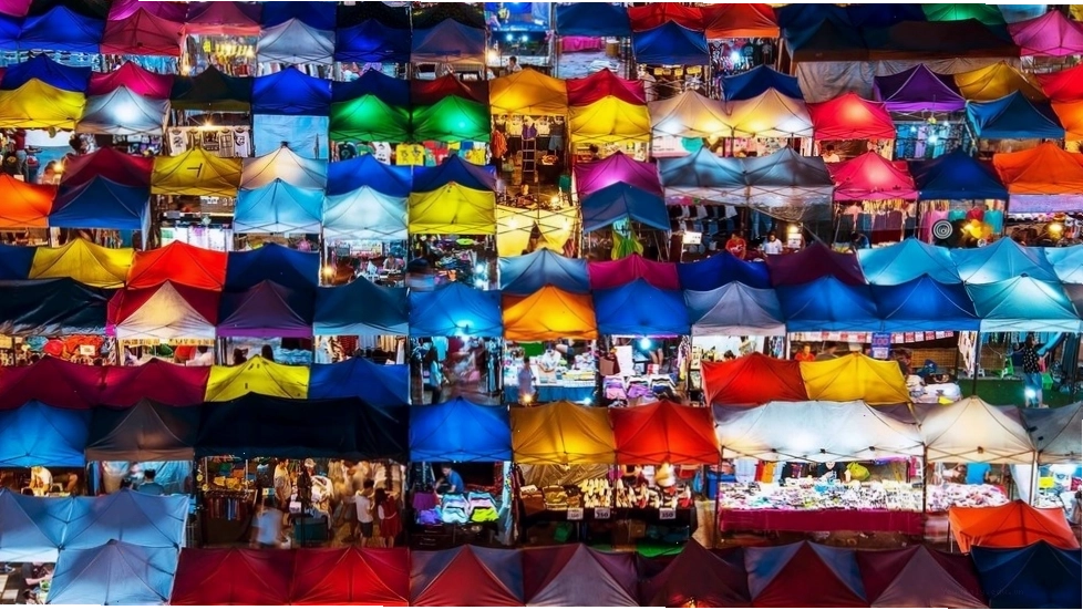 Chợ đêm tại Thái Lan