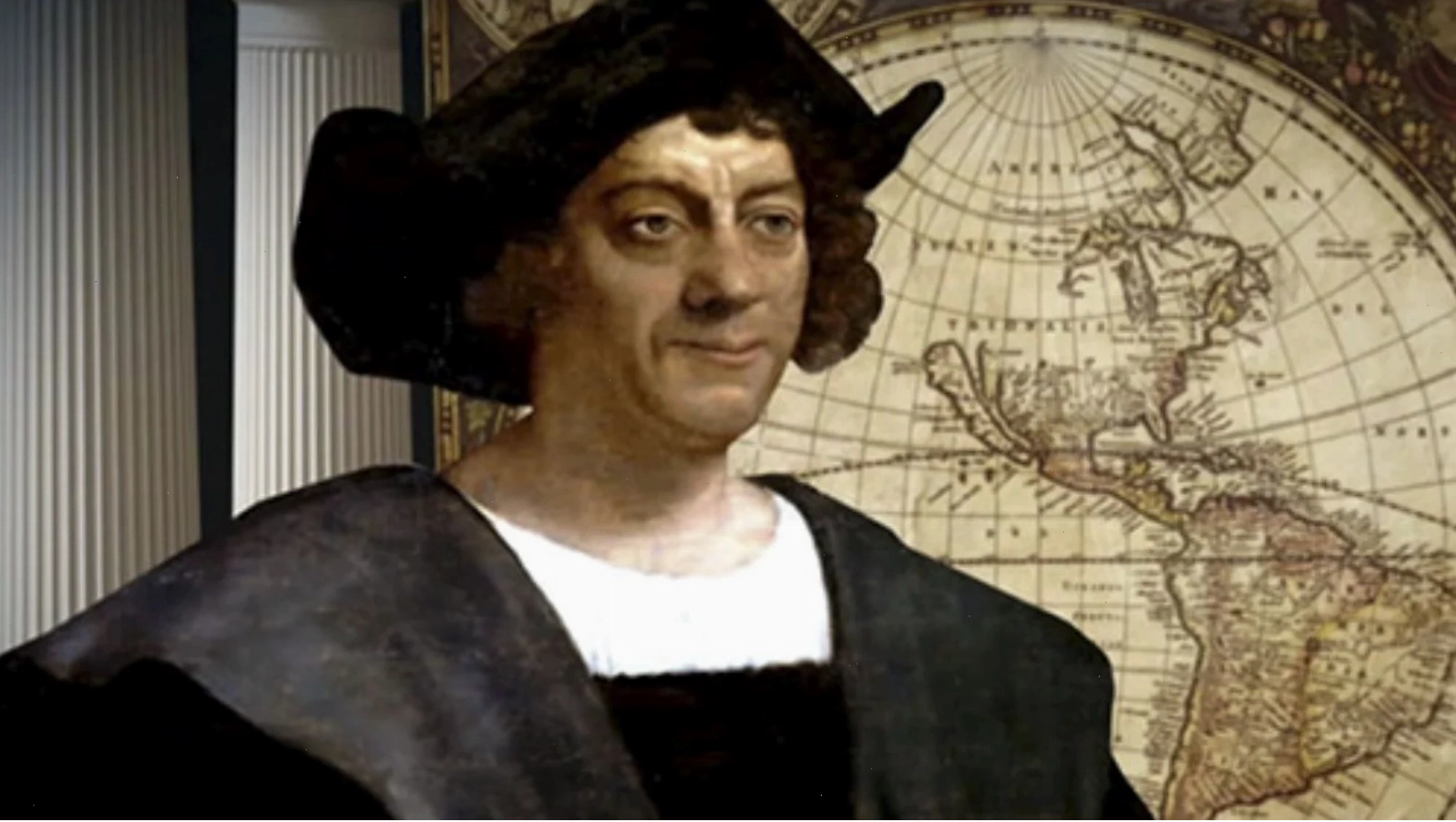 Christopher Columbus và đoàn thám hiểm cập bến châu Mỹ