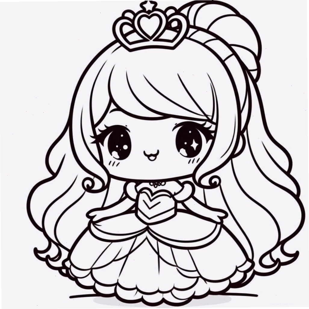Chú gấu chibi dễ thương đang vui chơi