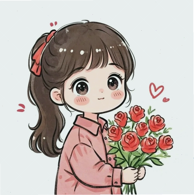 Cô bé chibi mặc váy công chúa lộng lẫy