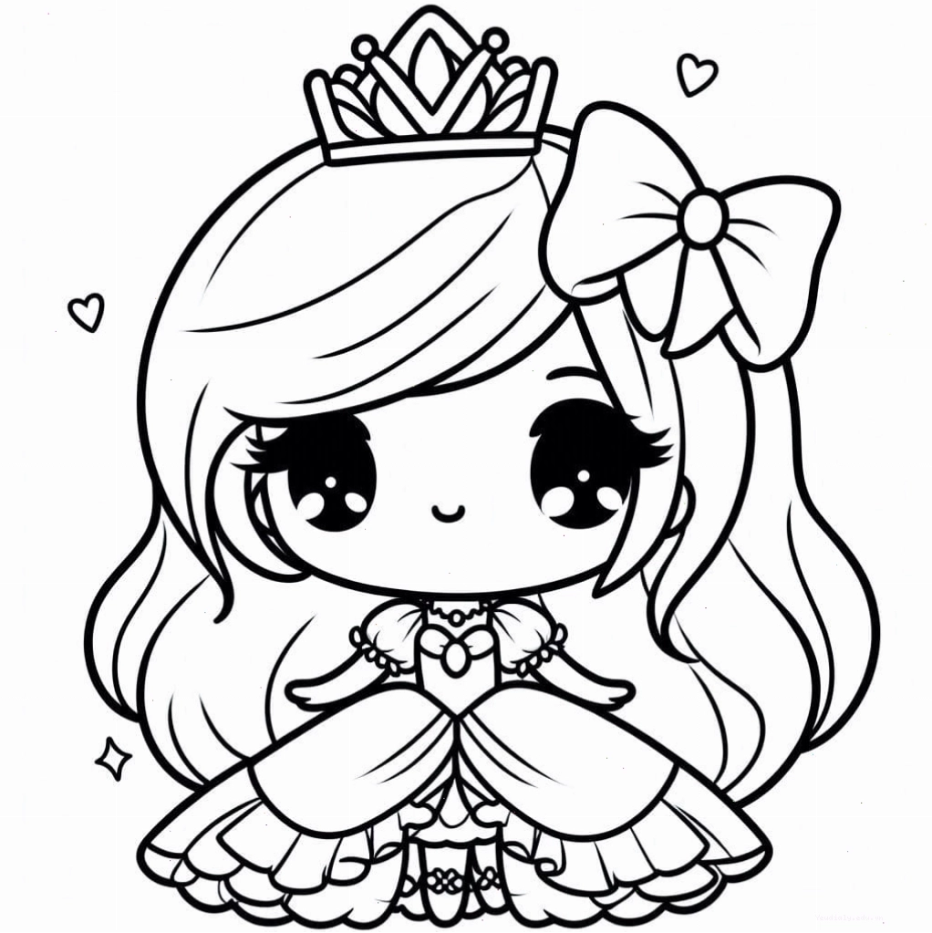 Cô bé chibi với đôi mắt to tròn