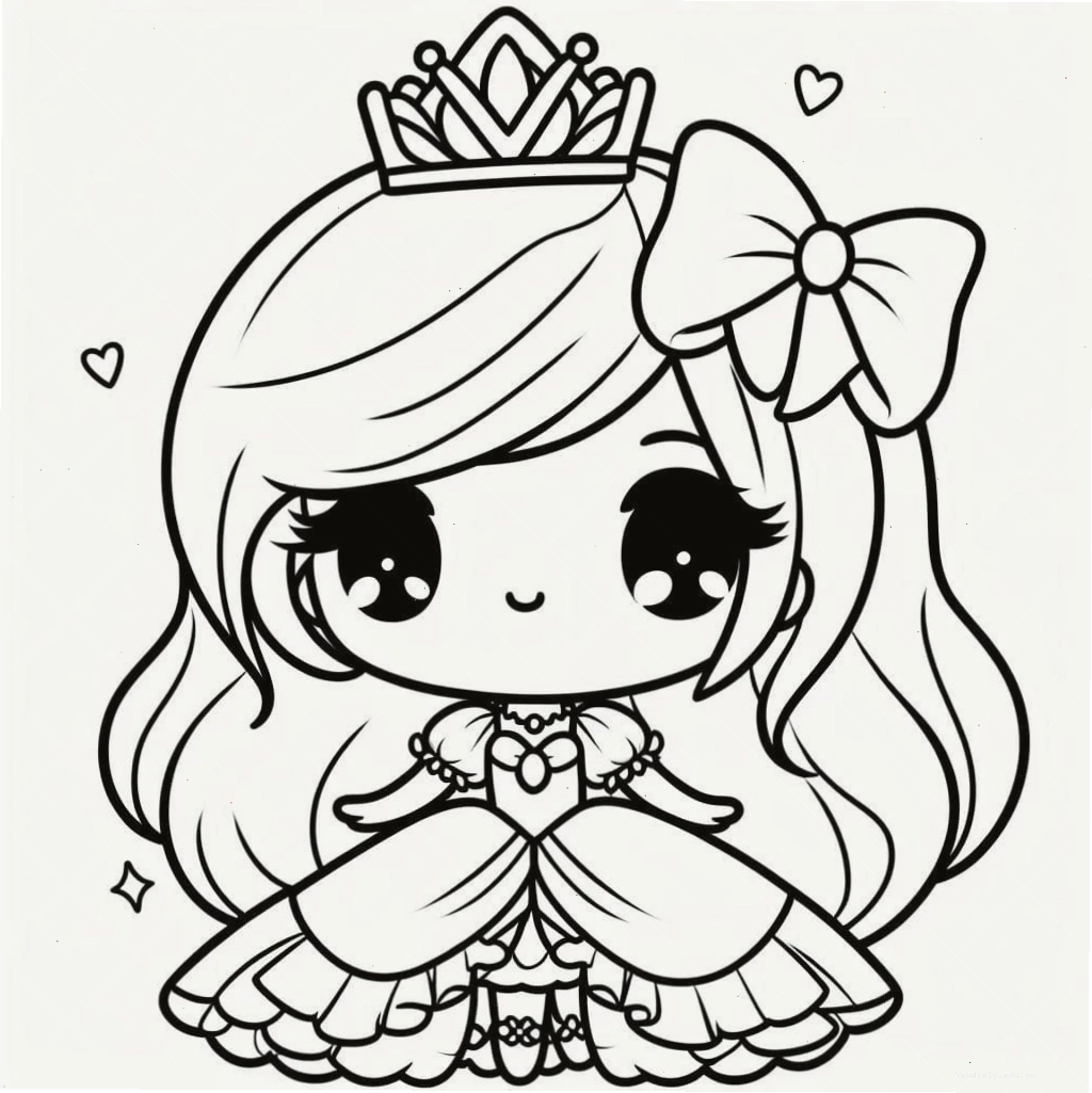 Cô bé Chibi xinh xắn đang vui chơi