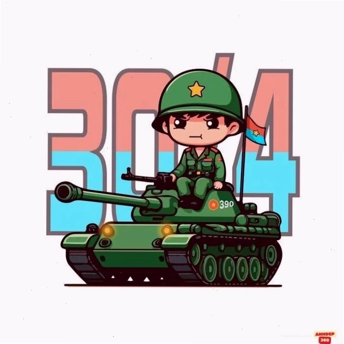 Cô gái bộ đội chibi xinh đẹp