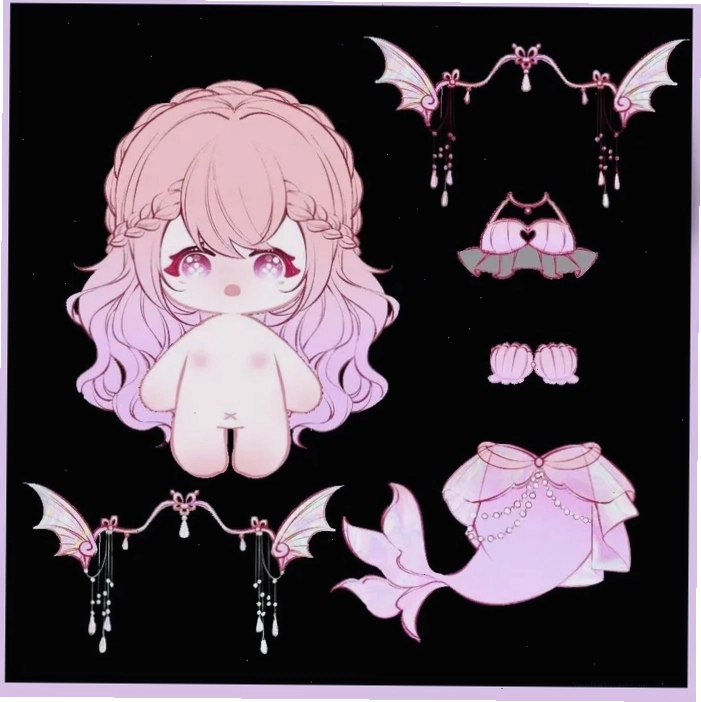 Đồ chơi búp bê giấy chibi, món quà ý nghĩa cho bé