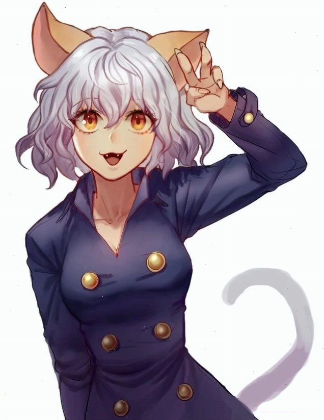 Hình ảnh anime mèo đen nam với vẻ ngoài bí ẩn và mạnh mẽ