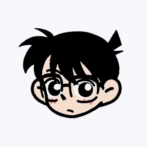 Hình ảnh Conan chibi với nét vẽ tinh tế và đáng yêu