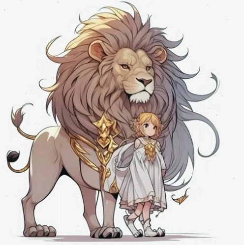 Hình ảnh cung sư tử chibi