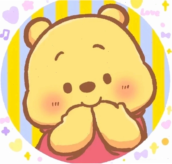 Hình ảnh gấu chibi dễ thương đang thể hiện cảm xúc