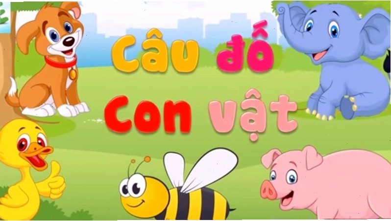 Hình ảnh minh họa các loài vật trong câu đố cho trẻ 5 tuổi