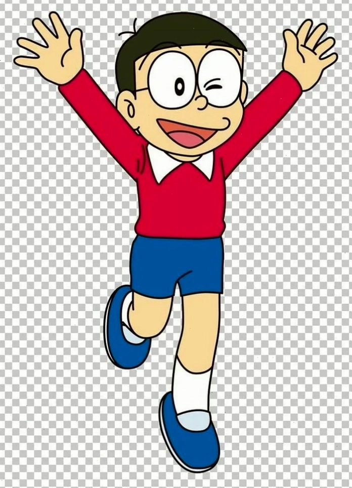 Hình ảnh Nobita cute chibi đáng yêu với đôi mắt to tròn