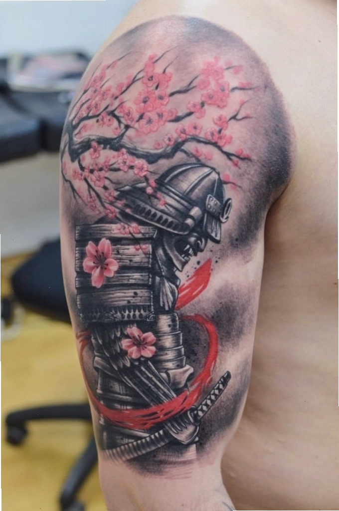 Hình ảnh Samurai thể hiện sự mạnh mẽ và ý chí kiên cường