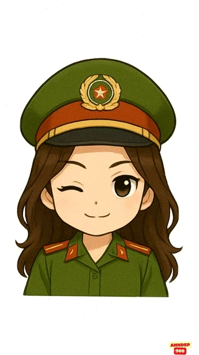 Hình chibi bộ đội Việt Nam dễ thương
