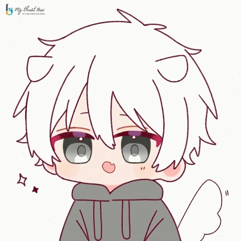 Hình chibi nam nữ siêu cute dễ thương và cực dễ vẽ