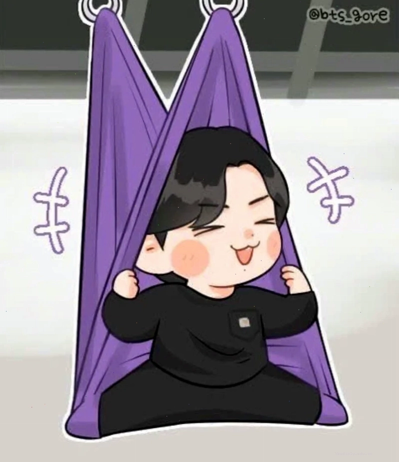 Hình chibi nam thể hiện sự ngầu