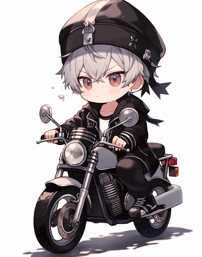 Hình nền anime chibi boy ngồi trên ghế