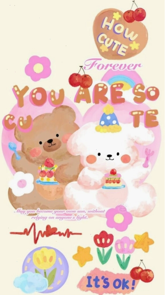 Hình nền điện thoại Chibi với các loài vật dễ thương