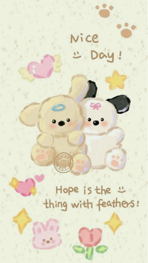 Hình nền điện thoại Chibi với nhân vật hoạt hình dễ thương