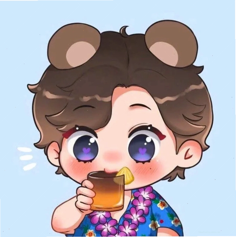 Hình nền kết hợp giữa cute và ngầu cho nhân vật chibi nam