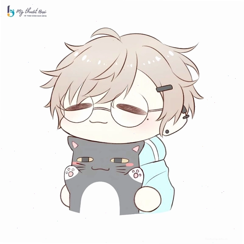 Hình vẽ chibi nam dễ thương
