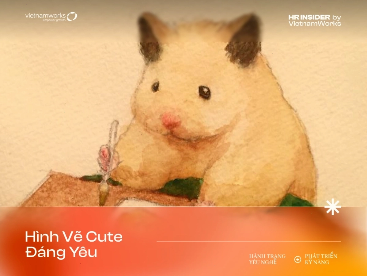 Hình vẽ cô gái cute đáng yêu với trang phục mùa hè tươi mát