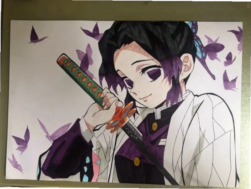 Hình vẽ Shinobu Koch chibi đẹp nhất dành cho fan Demon Slayer