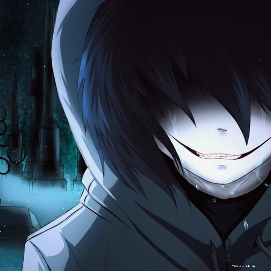 Jeff the Killer trong không gian anime rùng rợn
