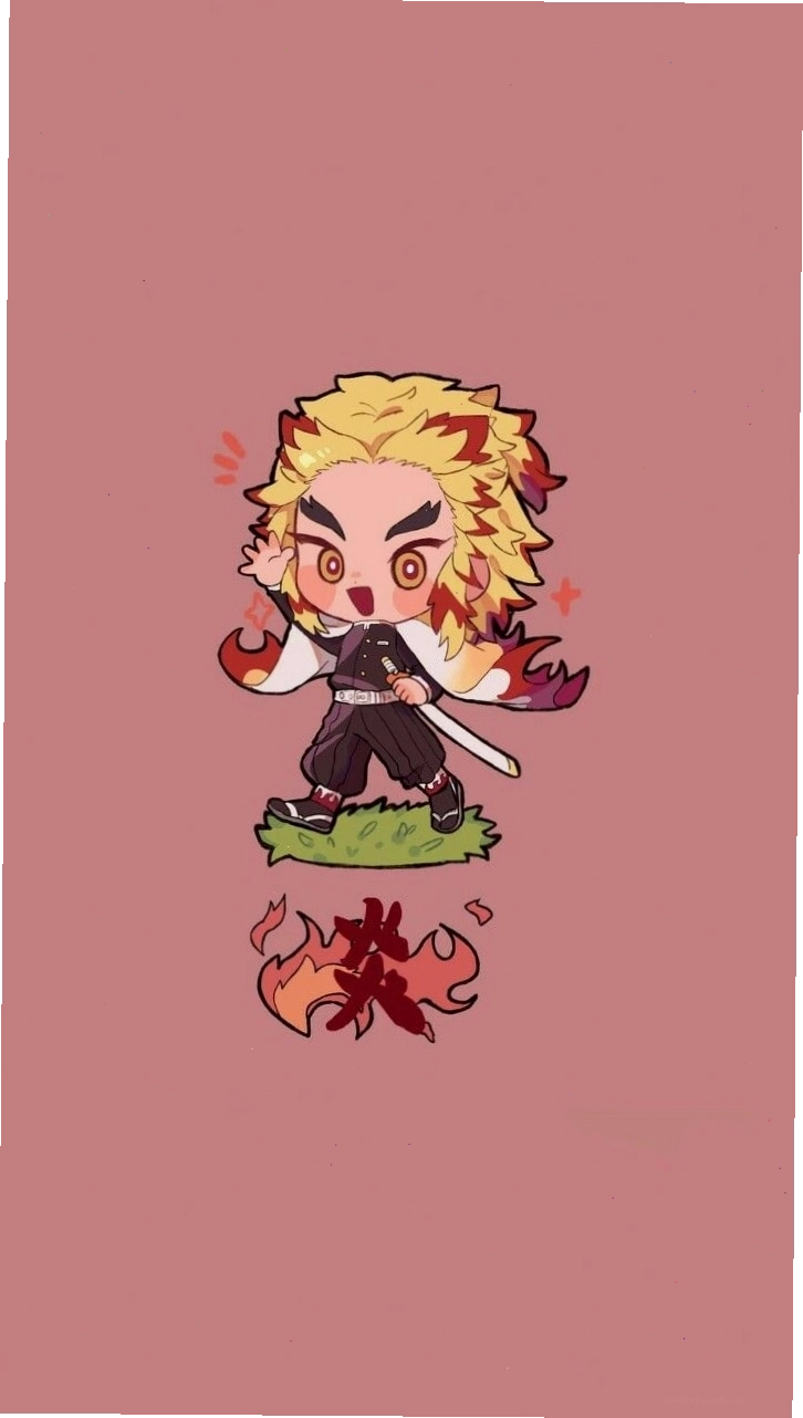 Kyojuro Rengoku Chibi wallpaper - Rengoku kyuujirou wallpaper