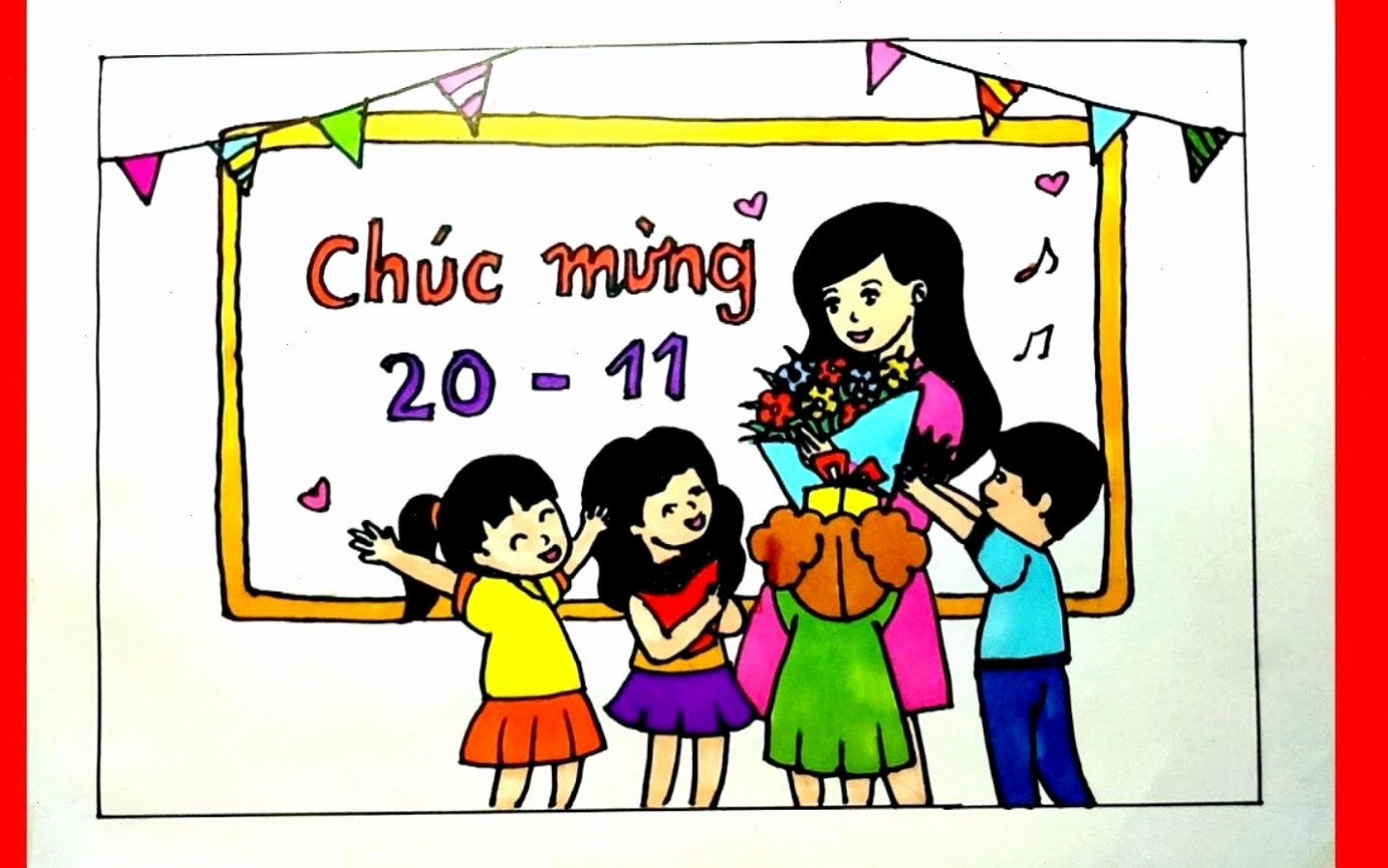 Lời chúc 20/11 từ học trò gửi tặng cô giáo