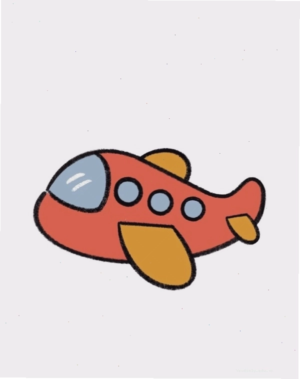 Máy bay chibi 2 đang bay lượn