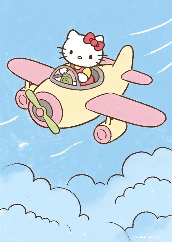 Máy bay chibi 6 trông rất dễ thương