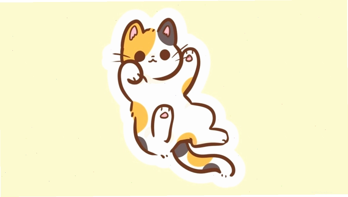 Mèo chibi cute mắt to tròn đáng yêu