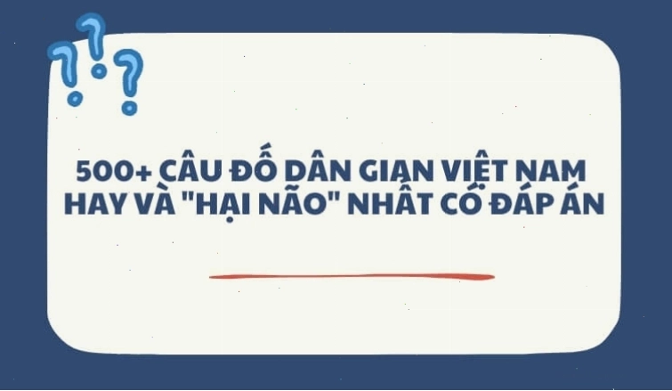Minh họa các câu đố dân gian Việt Nam