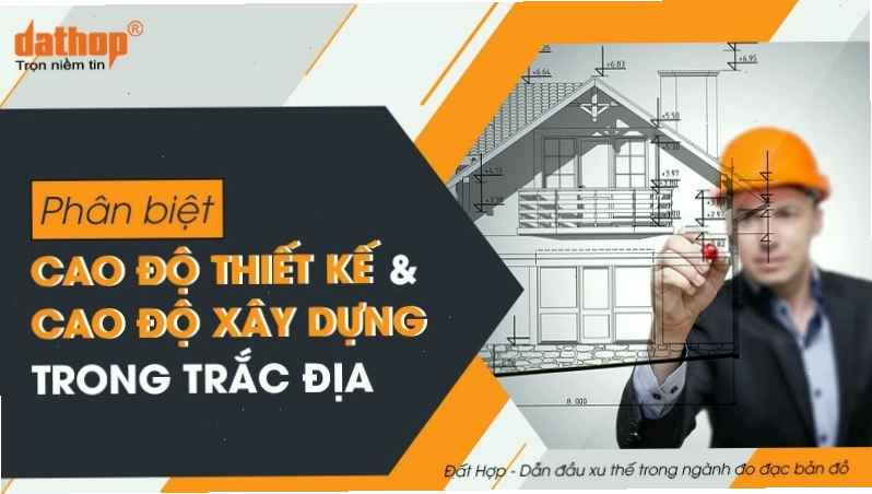 Mô hình 3D thể hiện cao độ thiết kế của một công trình