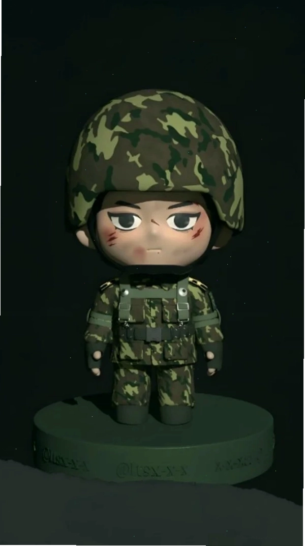 Mô hình bộ đội chibi