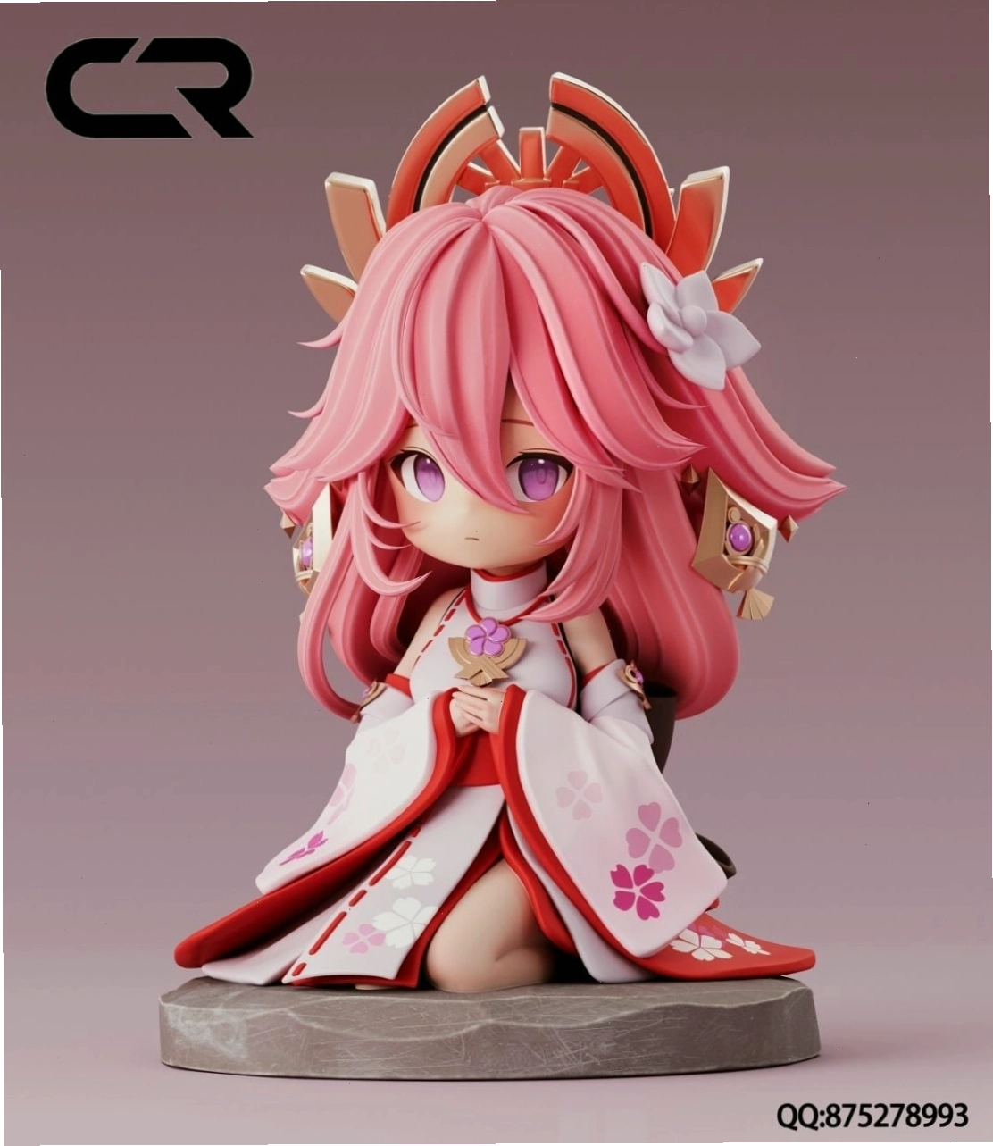 Mô hình Yae Miko Chibi với nhiều biểu cảm