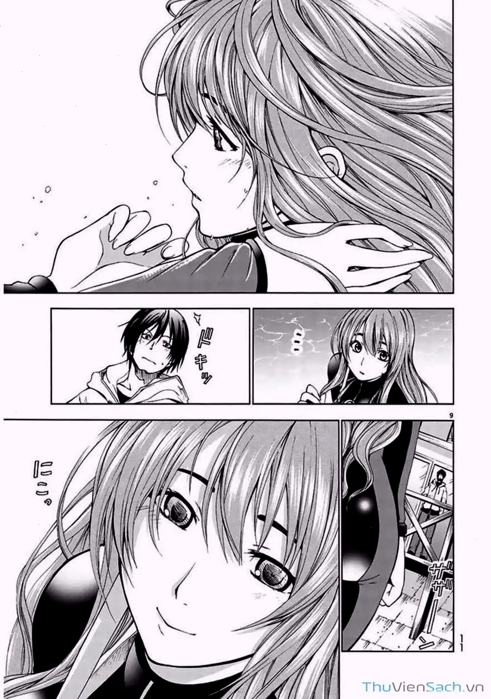 Một cảnh quay ấn tượng trong Grand Blue anime