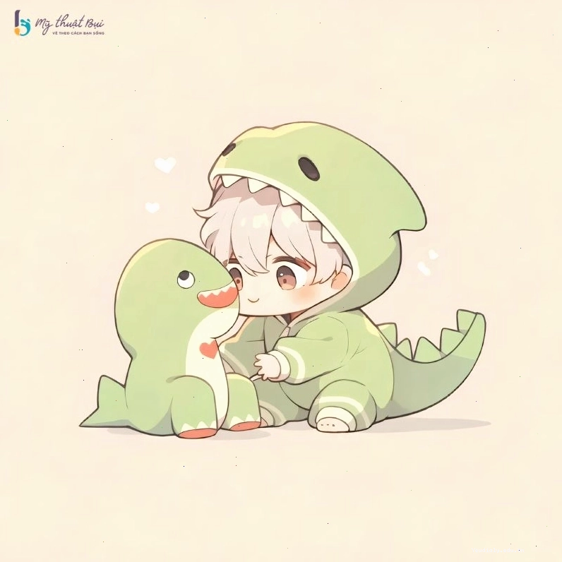 Nhân vật chibi nam trong trang phục thể thao năng động